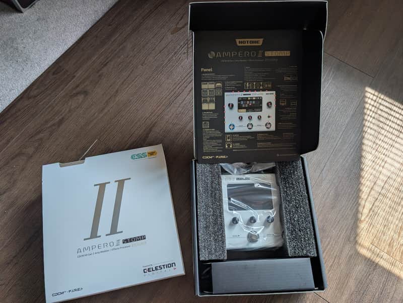 Hotone MP-300 Ampero II Stomp Amp Modeler / Effects Processor 2021 - Present - White image 1