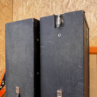 Vintage 1960s WEM Watkins 3x10 Amplifier PA Clip Columns Cabinets w Elac 10N/106 image 6