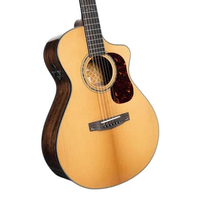 Cort GOLDMC6NAT Gold Series Torrefied Solid Sitka Spruce Top Modern Concert Body 6-String Acoustic-Electric Guitar w/Premium Gig Bag image 3