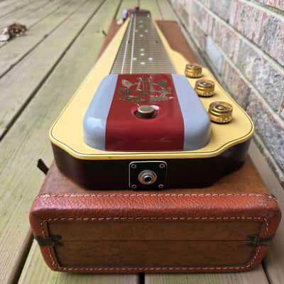 Vintage 1951 Gibson Ultratone Lap Steel Electric Guitar w/ Original Geib Hardshell Case, Hang Tag! image 10