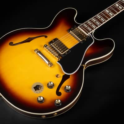 2009 Gibson Memphis ES-345 Stereo Reissue - Vintage Sunburst | USA Semi-Hollow Classic '57 Humbuckers Varitone Switch | OHSC image 6