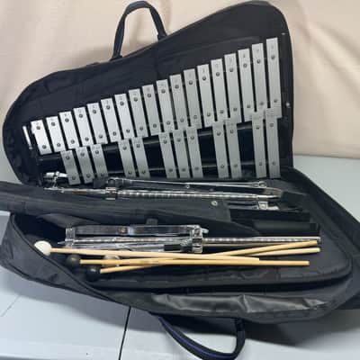 Kaman CB700 Xylophone Percussion 30 Key Glockenspiel Case Drum Pad Complete Set image 1
