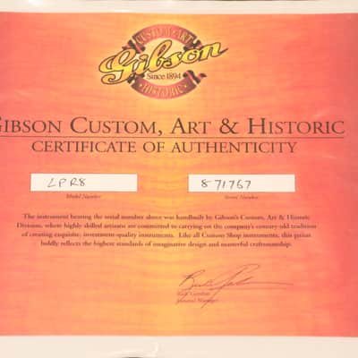 2007 Gibson Custom 1958 Les Paul Standard Reissue Electric Guitar LPR8 Cherry Sunburst + COA & Gibson Case image 4