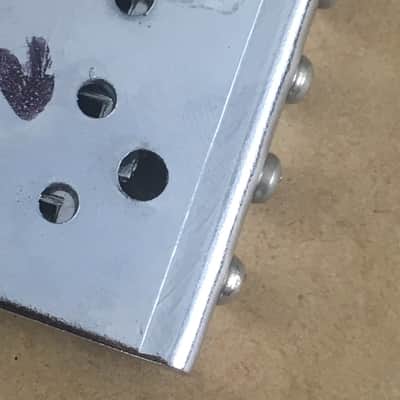 Vintage Fender 70s Tele Deluxe Bridge Thinline Hardtail Original 011032 Saddles 52.8mm String Spacing image 5