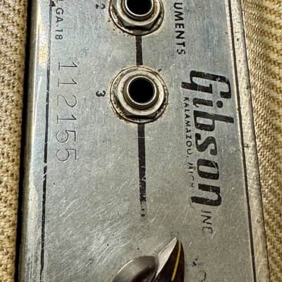 Gibson Explorer GA-18 Tweed Vintage Tube Guitar Combo Amp 1x12" Vibrato 1960 image 9