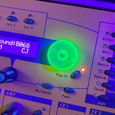 Waldorf Q / Micro Q Kb & Rack - Novelty Colored UV Neon Rotary Encoder Knob