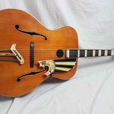 RARE Vintage 1949 Otto Meindl Migma Meister Jazz Guitar "Mein-Del" (Germany) image 3