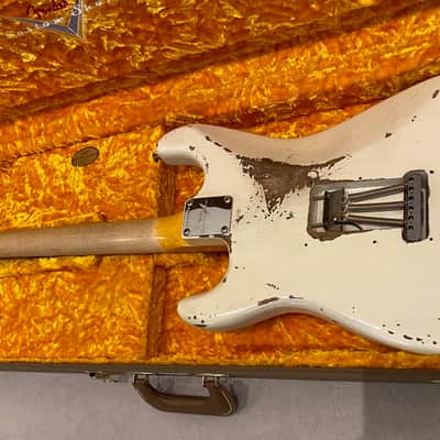 Fender Custom Shop ’59 Stratocaster Heavy Relic – 2020 – Aged Olympic White image 10
