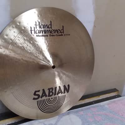 Sabian 16" HH Hand Hammered Medium Thin Crash Cymbal 1992 - 2015 - Natural image 2