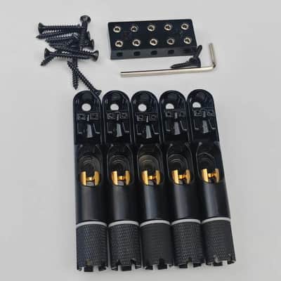 Guyker 5 String Headless Bass Single Bridges 2026 - Black - Locking Nut image 1
