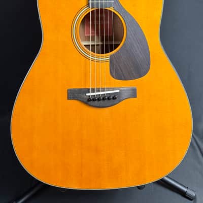 Yamaha FGX5 GL Red Label Dreadnought Acoustic-Electric Guitar Gloss Natural w/ OHSC (65A)