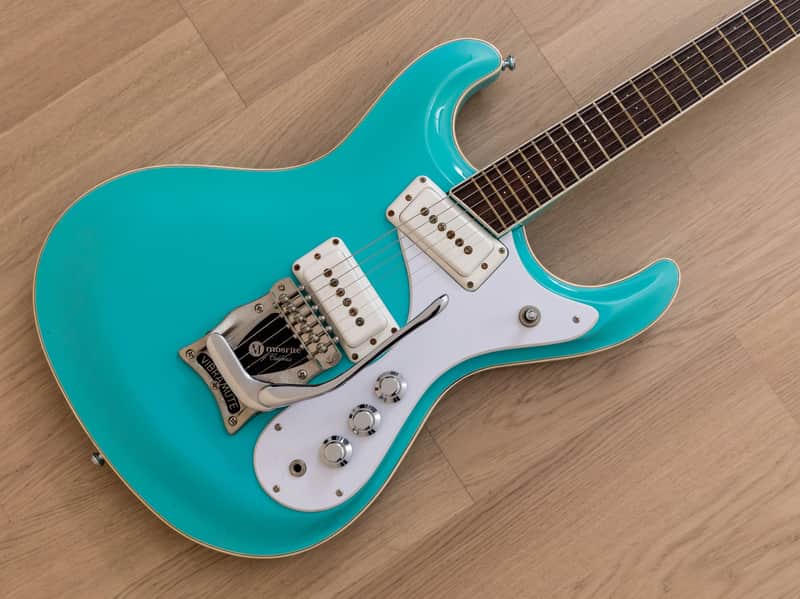 Mosrite Ventures Model Yuzo Kayama Signature Seafoam Green, Mint w/ Case & Strap, Japan Kurokumo image 1