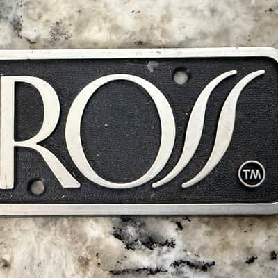 Ross Amp Logo Badge Emblem Cabinet image 1