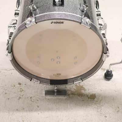 Sonor 3pc Martini Drum Kit Set Titanium Quartz 14/13/8" image 14