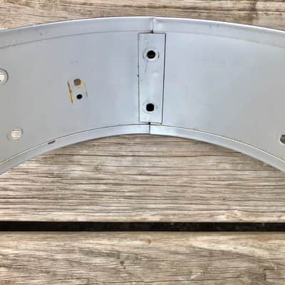 Vintage 70s Slingerland 14x5 Festival Model Snare Drum Shell, Niles, Illinois Badge image 8