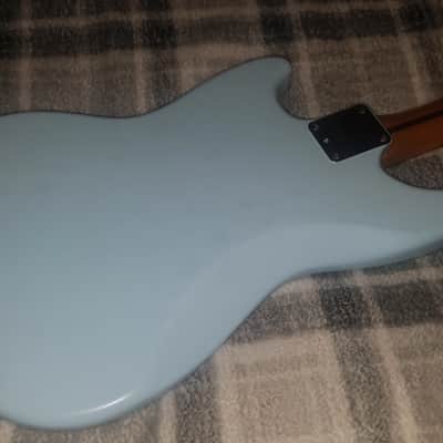 Custom Cobain Skystang Mustang Mim Fender Neck Sonic Blue image 10