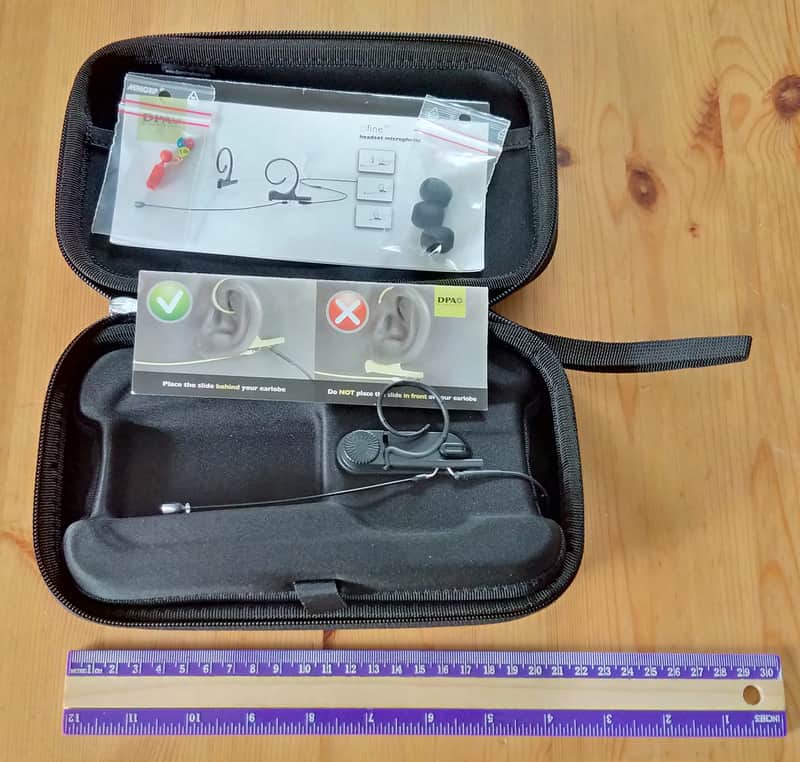 DPA d:fine FIO B00 Black Single Ear Omnidirectional Headset Microphone