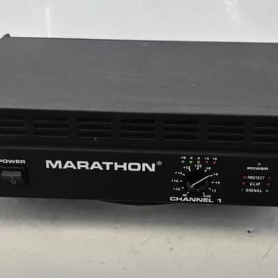 Marathon DJ-1000 Watt Peak 2 Channel Power Amplifier Amp - TESTED - RV-0412 image 1