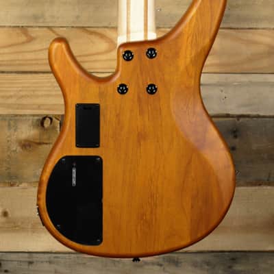 YamahaTRBX604FM Electric Bass Guitar Matte Amber image 3