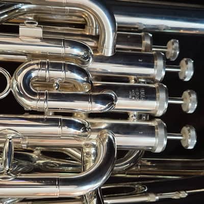 Yamaha YEP-321S Intermediate 4-Valve Euphonium - Silver-Plated image 10