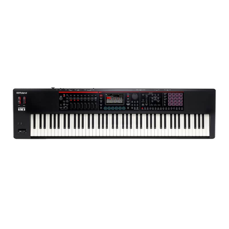 Immagine Roland 88-Note FANTOM-08 Synthesizer Keyboard With Color Touchscreen - 1