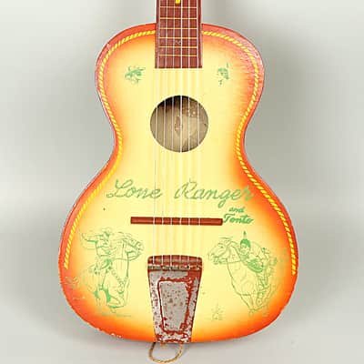 Vintage 1950's Lone Ranger Tonto Acoustic Guitar image 1