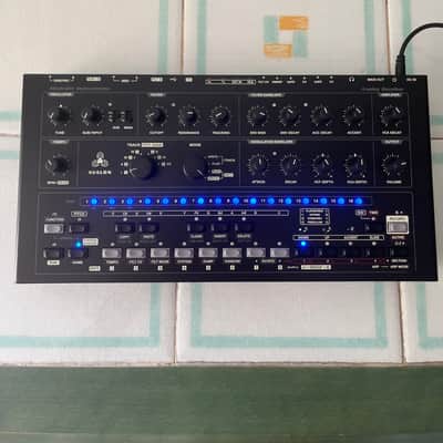 Abstrakt Instruments Avalon Analog Bassline TB-303 Synthesizer Rare Black Blue image 6