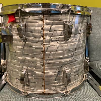 Ludwig Pro 15x14 Tom Late 70’s-Early 80’s - Sky Blue Pearl image 2