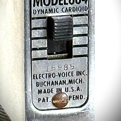 Vintage 1st Generation Electro Voice 664 Dynamic Microphone-1960's (SN-15985) image 4