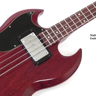 1972 Gibson EB-0 Bass Ultra Rare Left Handed - Cherry Finish - Slot Headstock Lefty Bass image 15