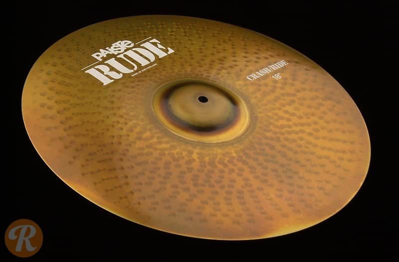 Paiste 17" RUDE Crash / Ride Cymbal image 1