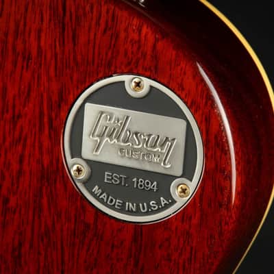 Gibson Custom Shop '59 Les Paul -Bullion Toggle Switch Cover Back Plate Badge “EST 1894"~R7 R8 R9 R0 image 1