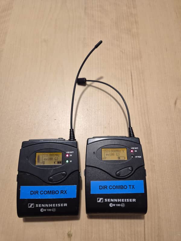 Sennheiser EW 100-ENG G3 - A Band 516-558MHz - Black image 1