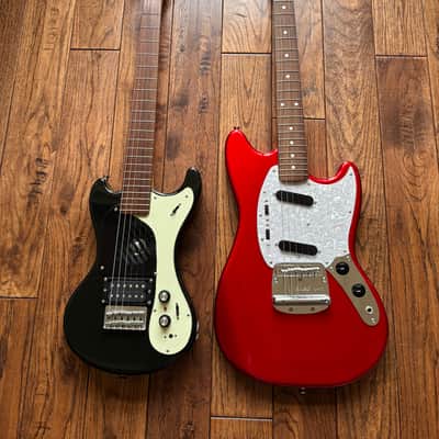 1990s Marine Rider Travel Campfire Electric Guitar w/ On Board Speaker + Effects image 16
