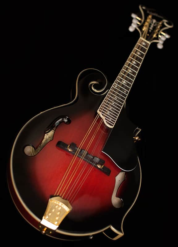 Washburn M3SWETWRK Florentine Mandolin Electric Wine Red w/ Case (B-Stock) image 1