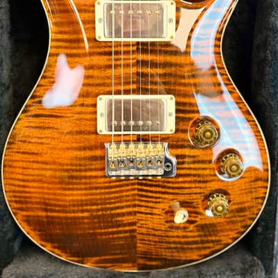 PRS Dave Grissom DGT 10 Top, Bird Inlays Electric, Yellow Tiger with Case - Pre Owned image 1