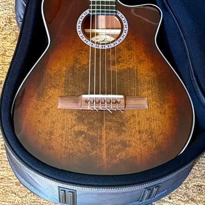 Godin Arena Pro CW Classical Acoustic / Electric Bourbon Burst 2024 or 2025 - Glossy image 6