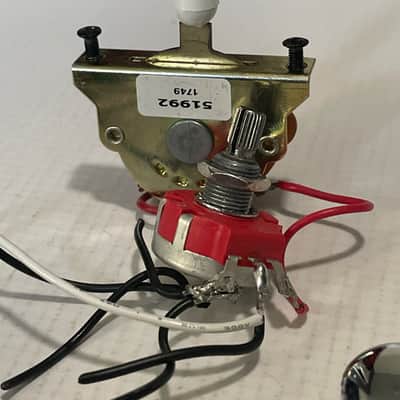 2010's Jackson Dinky Guitar Factory Upgraded Wiring Harness Electronics Dunlop Volume Pot CRL Switch image 4