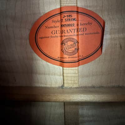 Gibson J-185 12-String 2000 - 2006 - Antique Natural image 4