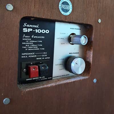Sansui SP-1000 Wood Cabinet Floor Speakers 1969 image 7