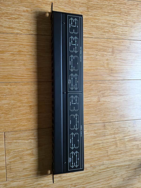 ART P48 Rackmount 48-Point Balanced TRS Patchbay 2019 - Present - Black image 1