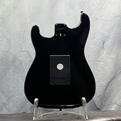 Squier Loaded HH Bullet Stratocaster Body Black Finish image 2