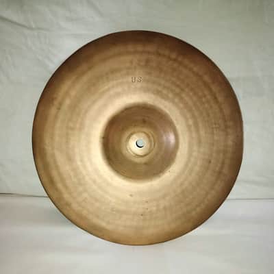 ZILDJIAN VINTAGE 12" HI HAT/CRASH CYMBAL 1920/1930's- FREE SHIP TO C-USA image 2