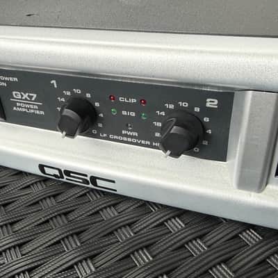 QSC GX7 2-Channel Power Amplifier 2010s - Silver image 1