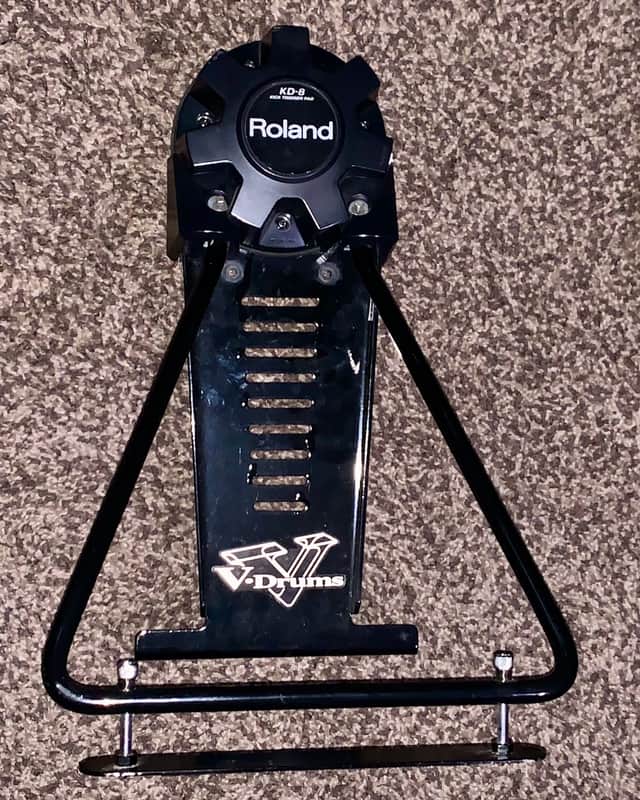 Roland KD-8 v drums Kick Trigger Pad 2010s - Black image 1