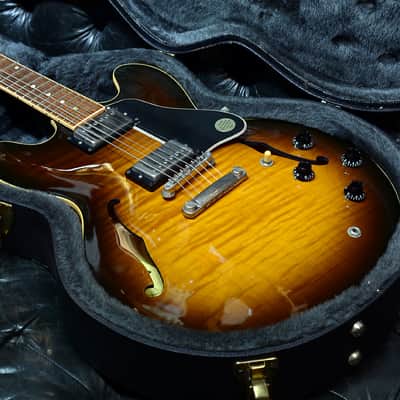 Gibson Memphis ES-335 Dot Figured Vintage Sunburst ESDTVSNH1 2002' image 1
