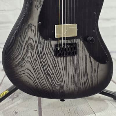 ESP LTD XJ-1 HT Baritone 6 String Electric Guitar Silver Blast image 4