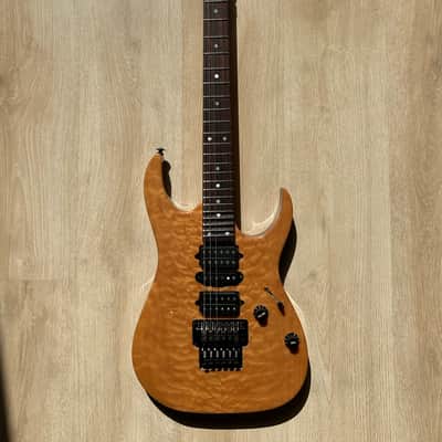 Ibanez USA Custom UCEWQM Exotic Woods 1992 - Natural image 2