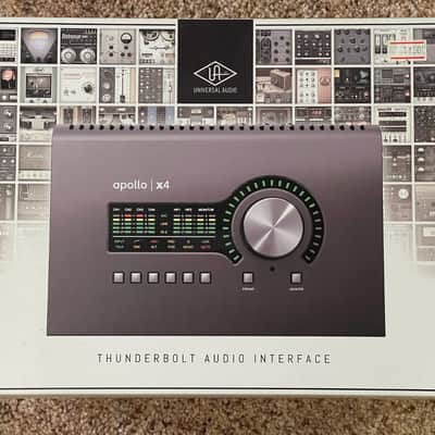 Universal Audio Apollo x4 QUAD Heritage Edition Thunderbolt 3 Audio Interface 2020 - Present - Gray image 4