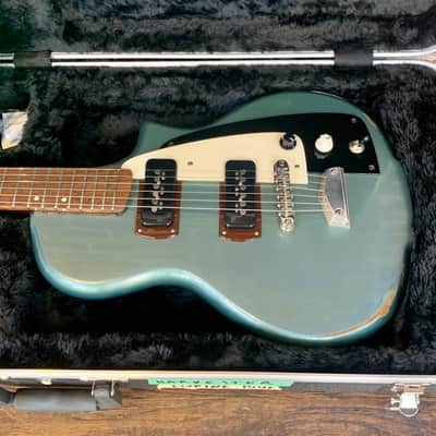 Harvester Guitars Lupine Short Scale  2020 Aged Pelham Blue image 21